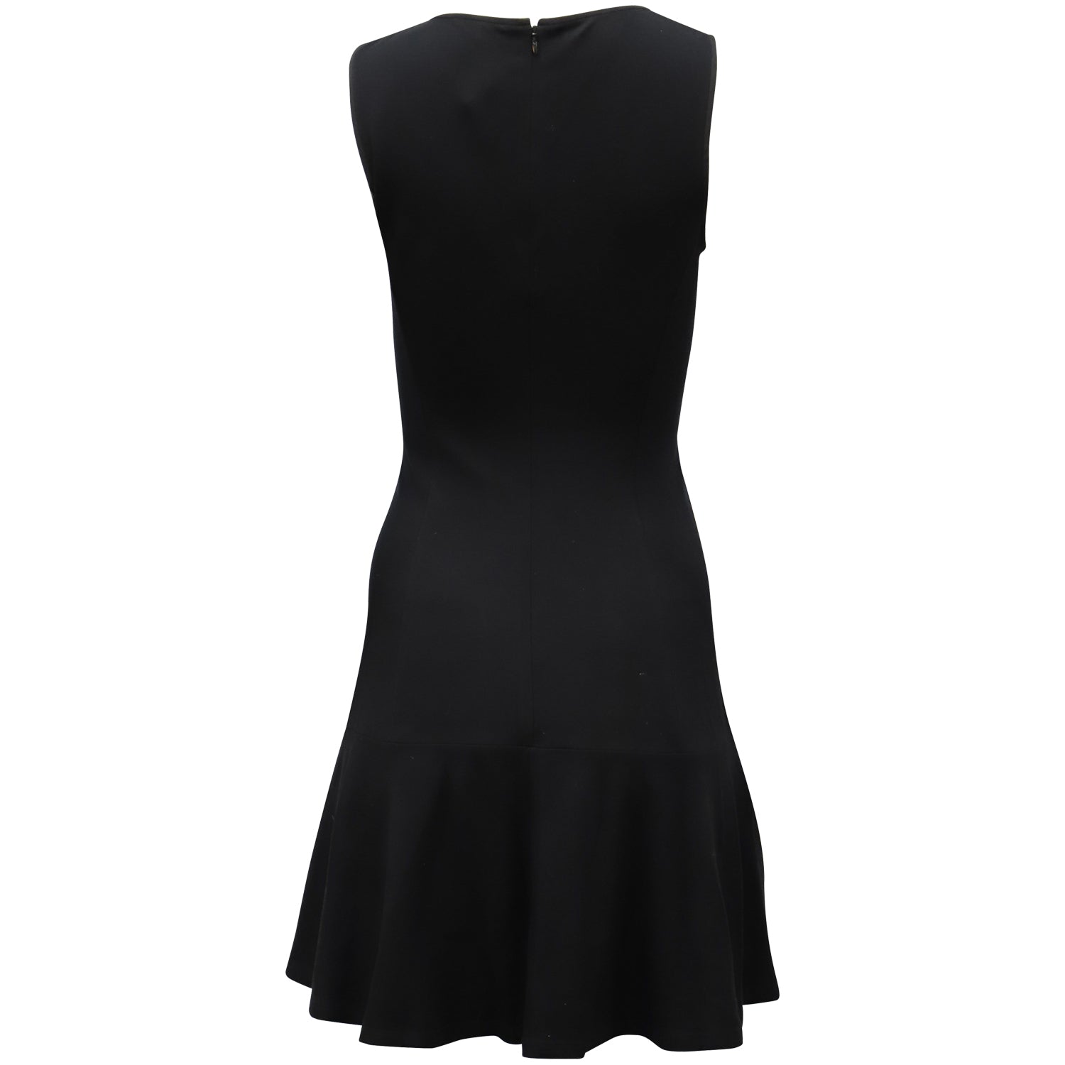 Vestido corto sin mangas color negro