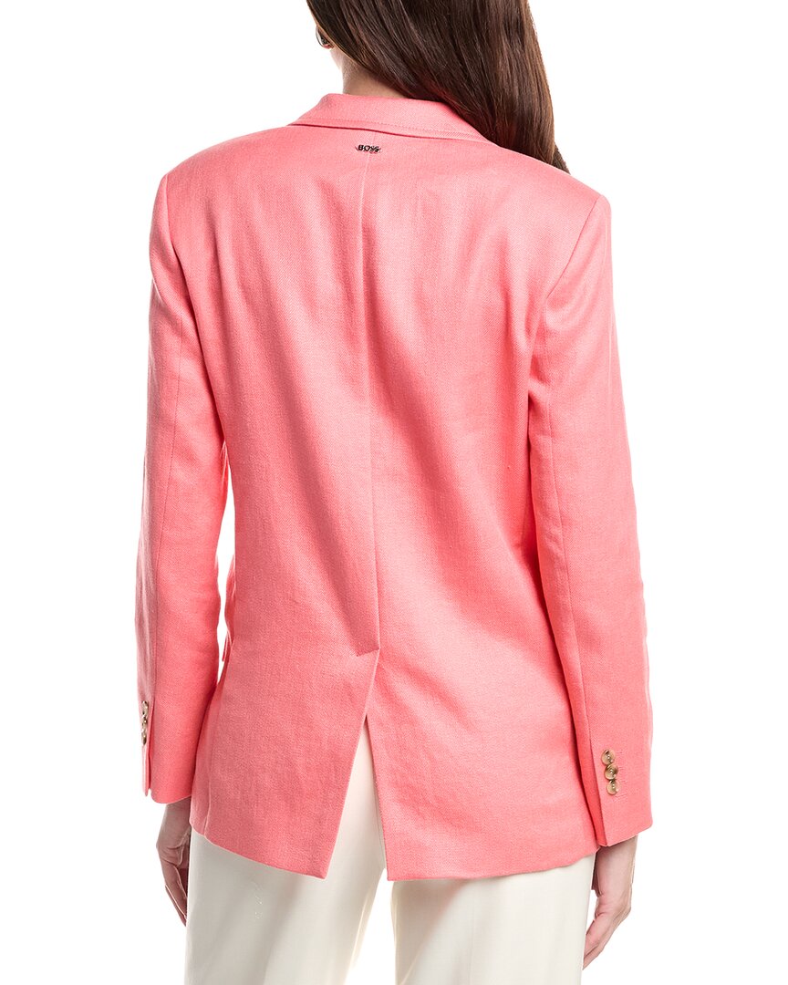 Blazer de mezcla de lino