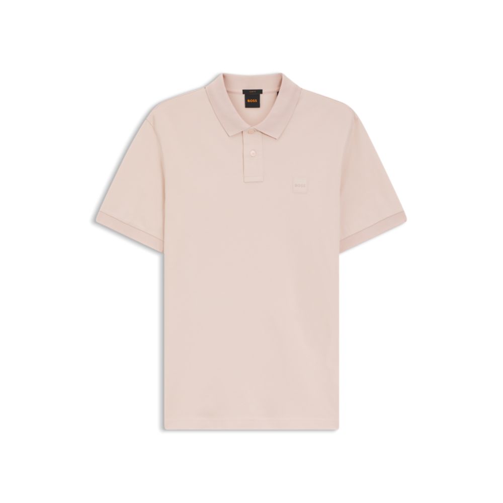 Polo de algodón de corte ajustado