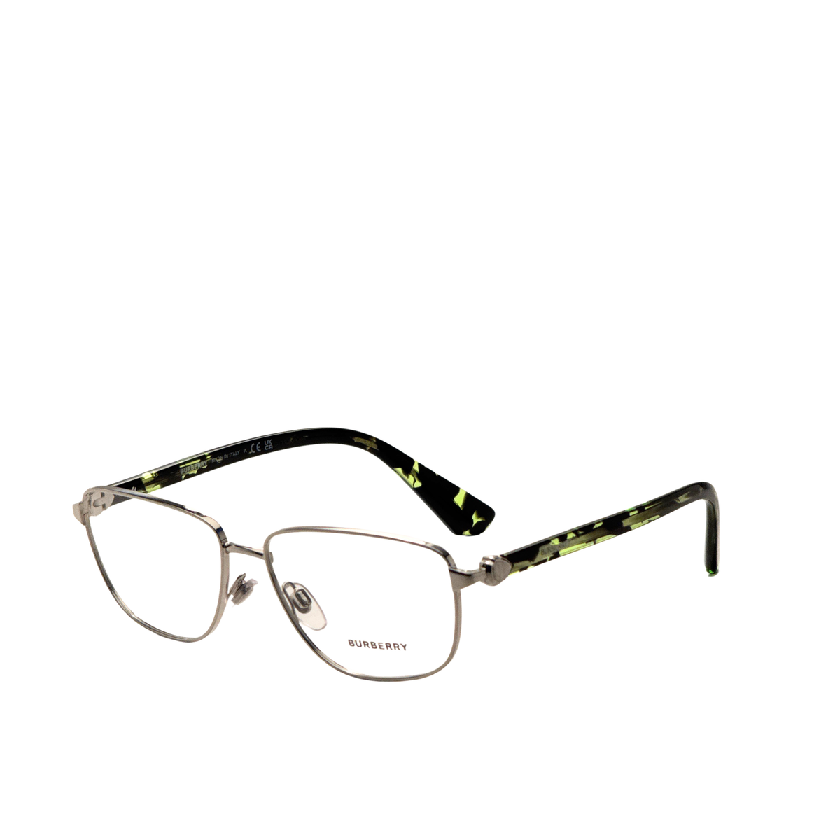 Montura para gafas de hombre 57 mm color plateado