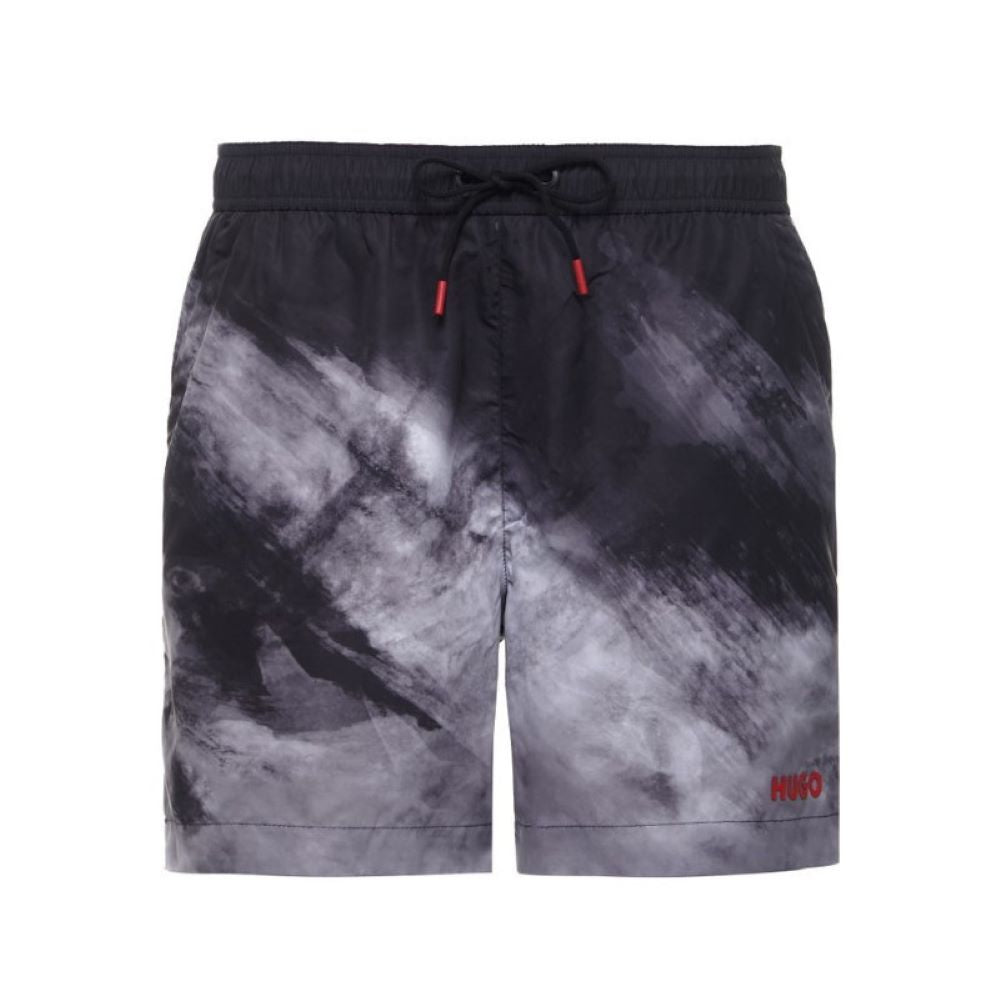 Pantaloneta de baño de hombre color negro