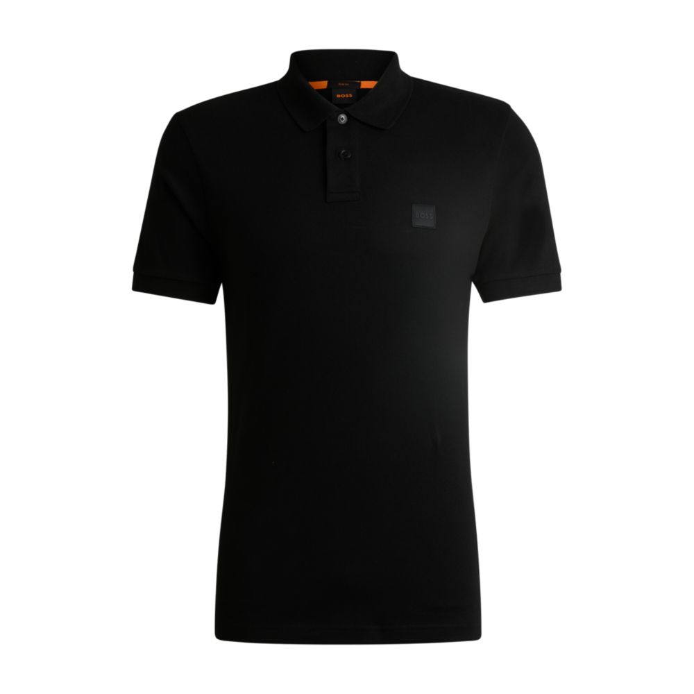 Polo de algodón de corte ajustado