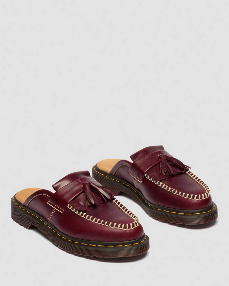 Zapatos destalonados de cuero