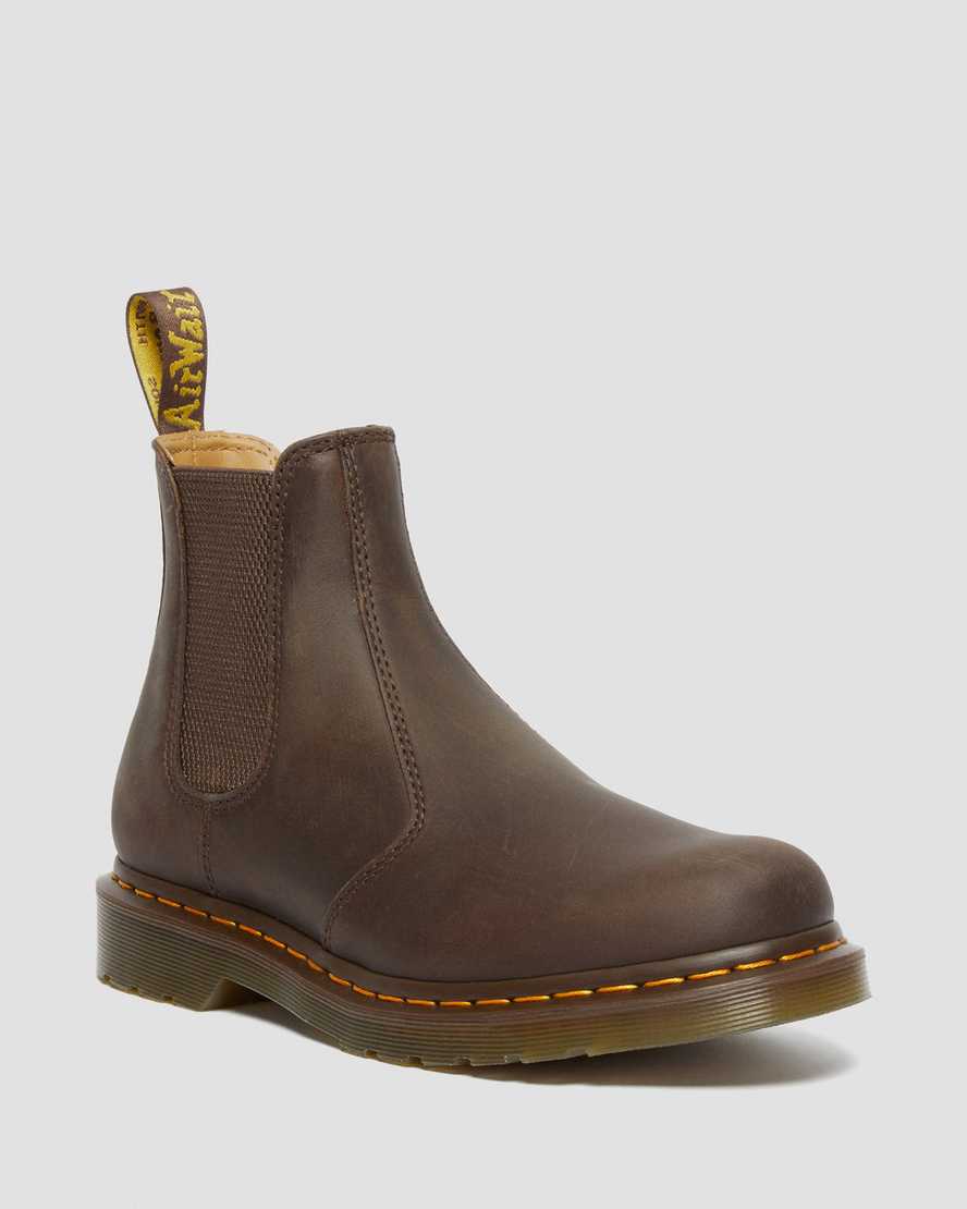 Botas de cuero color amarillo