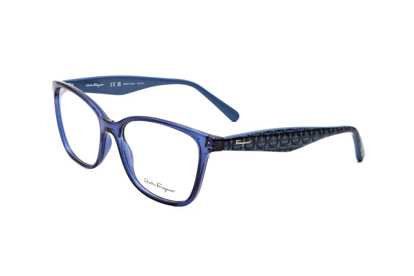 Montura para gafas de mujer 55 mm color azul