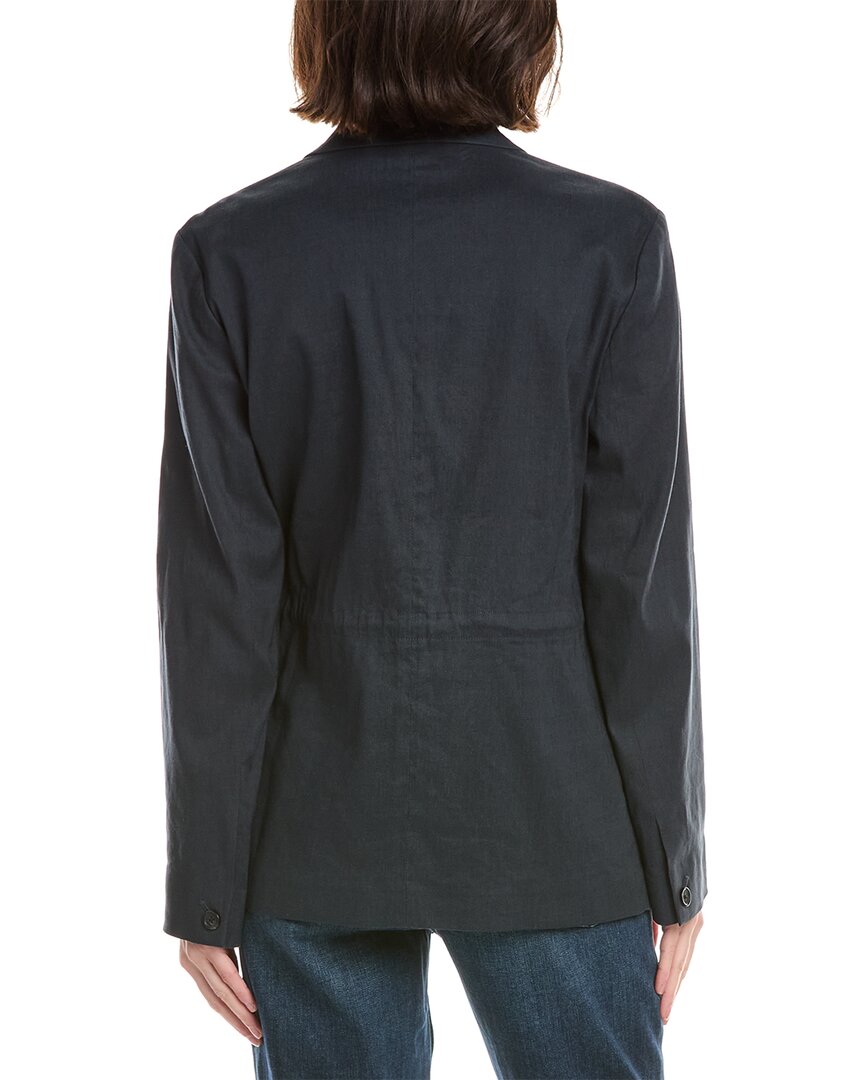 Blazer de mezcla de lino