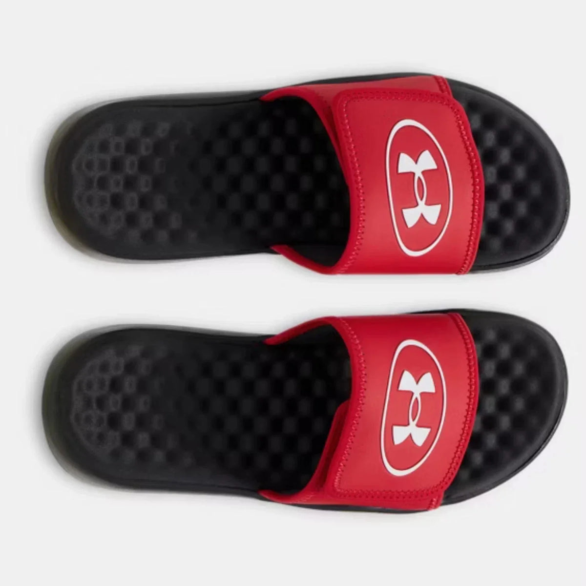Sandalias de hombre color rojo