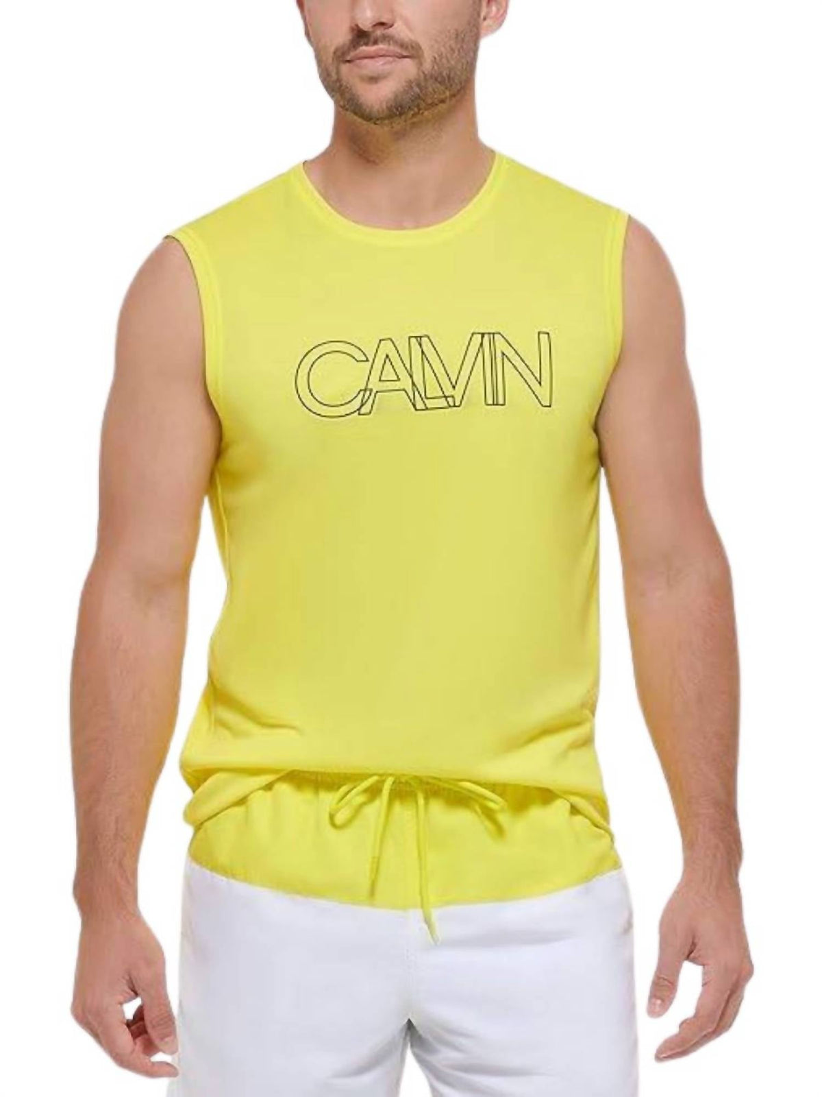 Camisa de hombre sin mangas multicolor