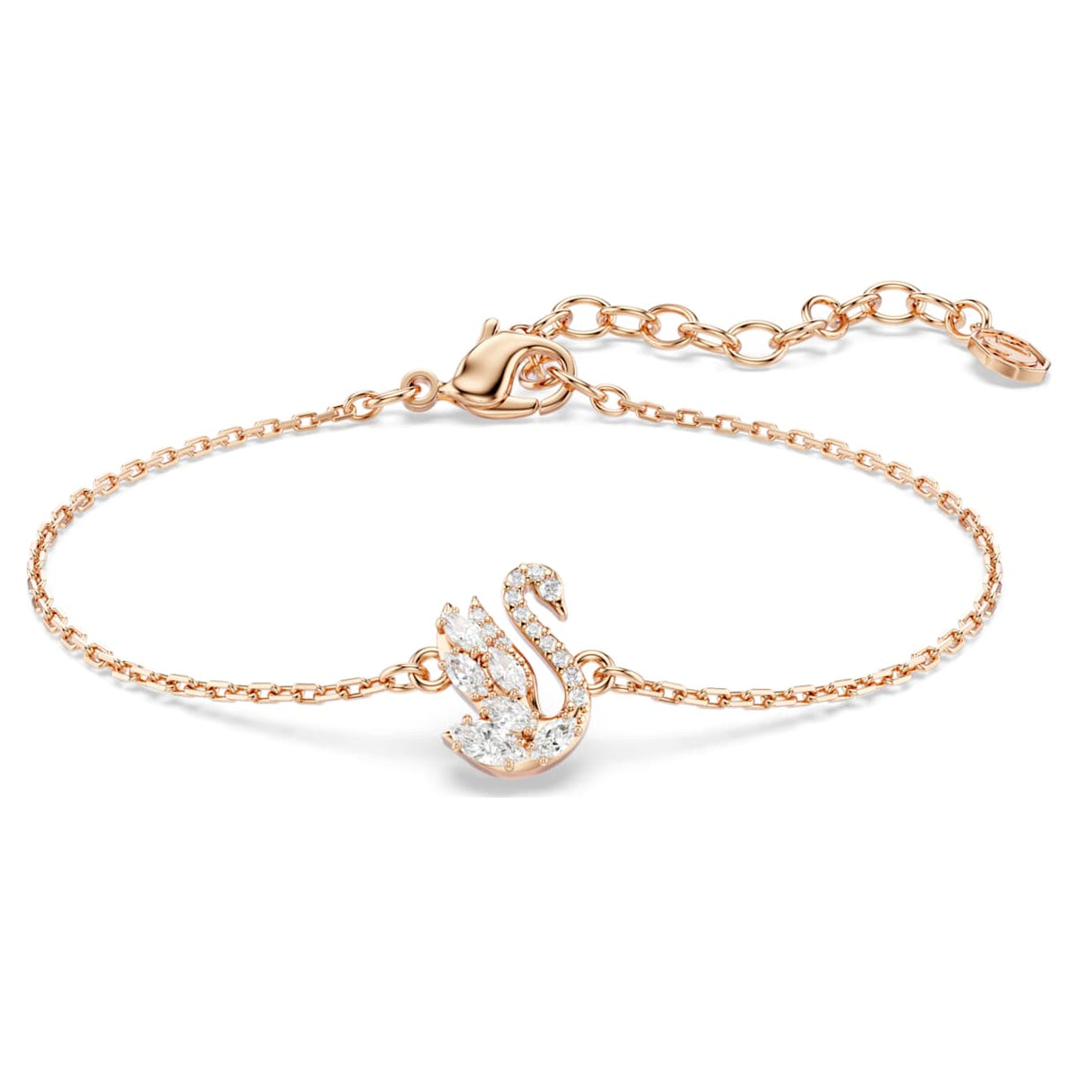Pulsera color oro rosa y blanco