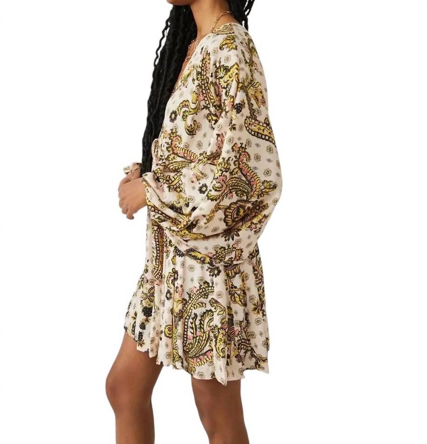 Vestido corto con estampado