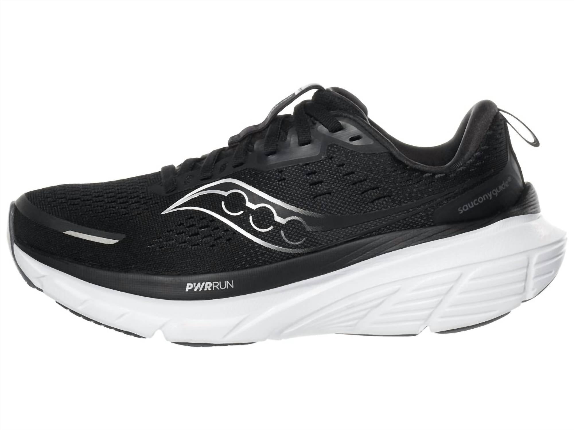 Tenis para correr de mujer color negro y blanco