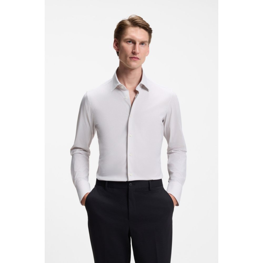 Camisa de corte ajustado con estampado