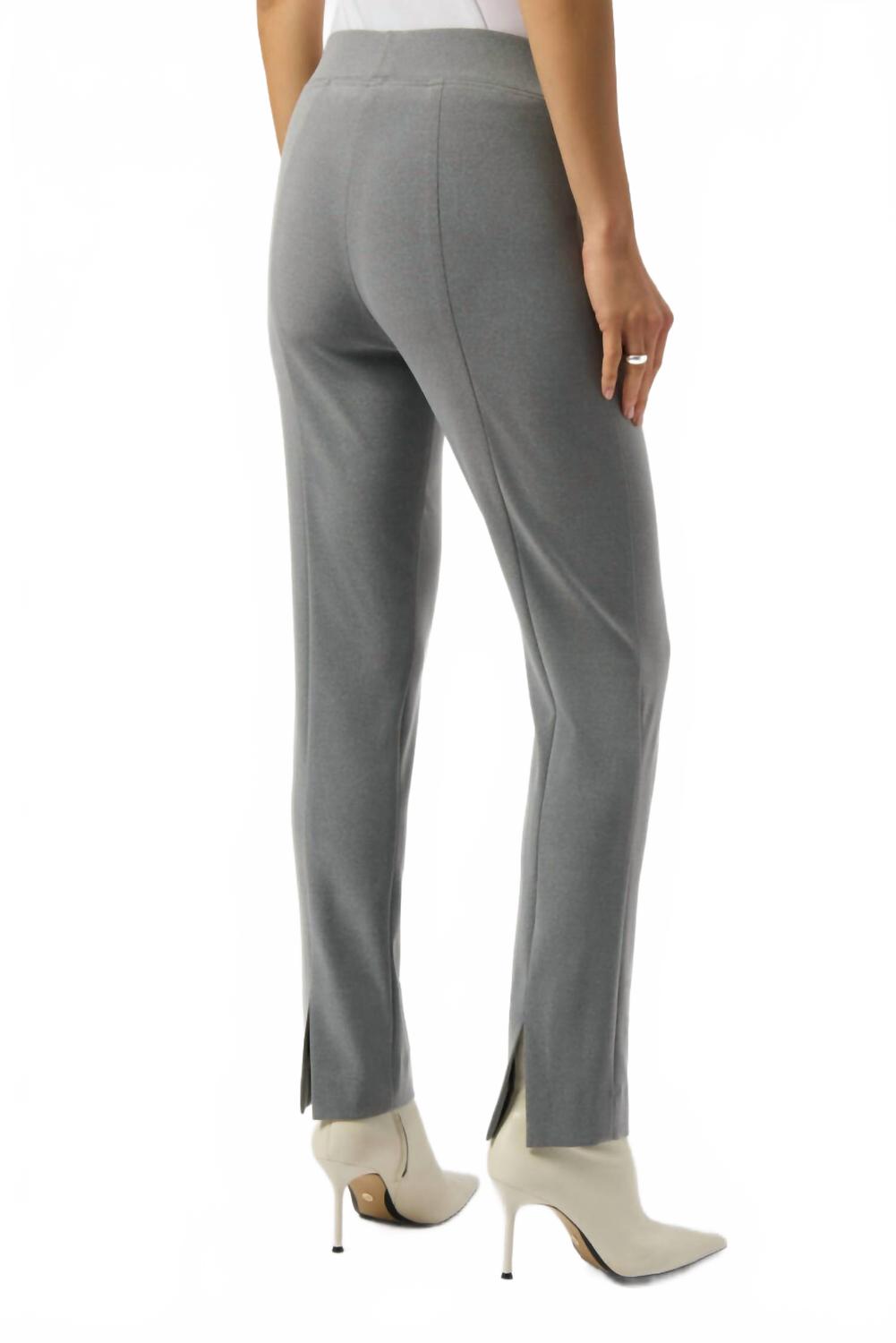 Pantalón de corte recto color gris
