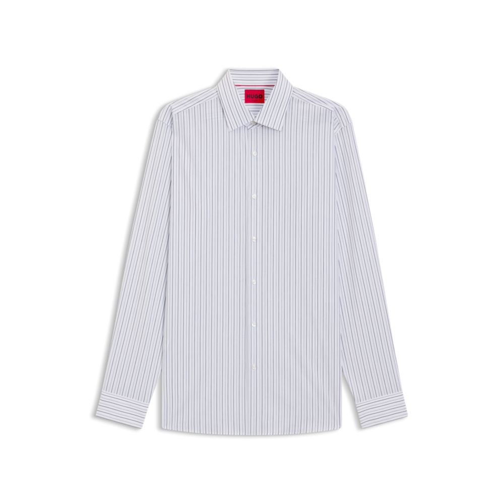 Camisa de algodón a rayas