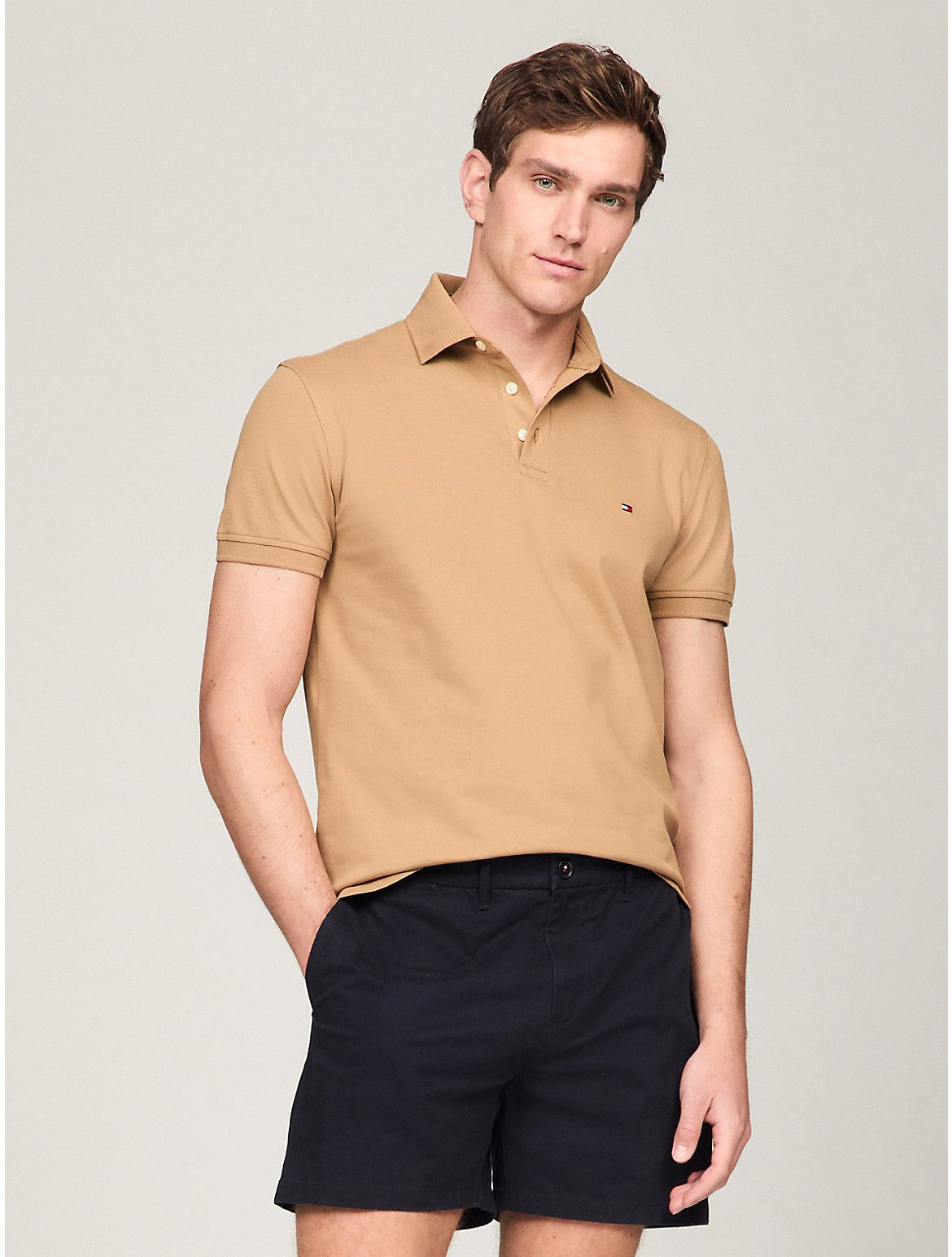 Polo de hombre de corte ajustado