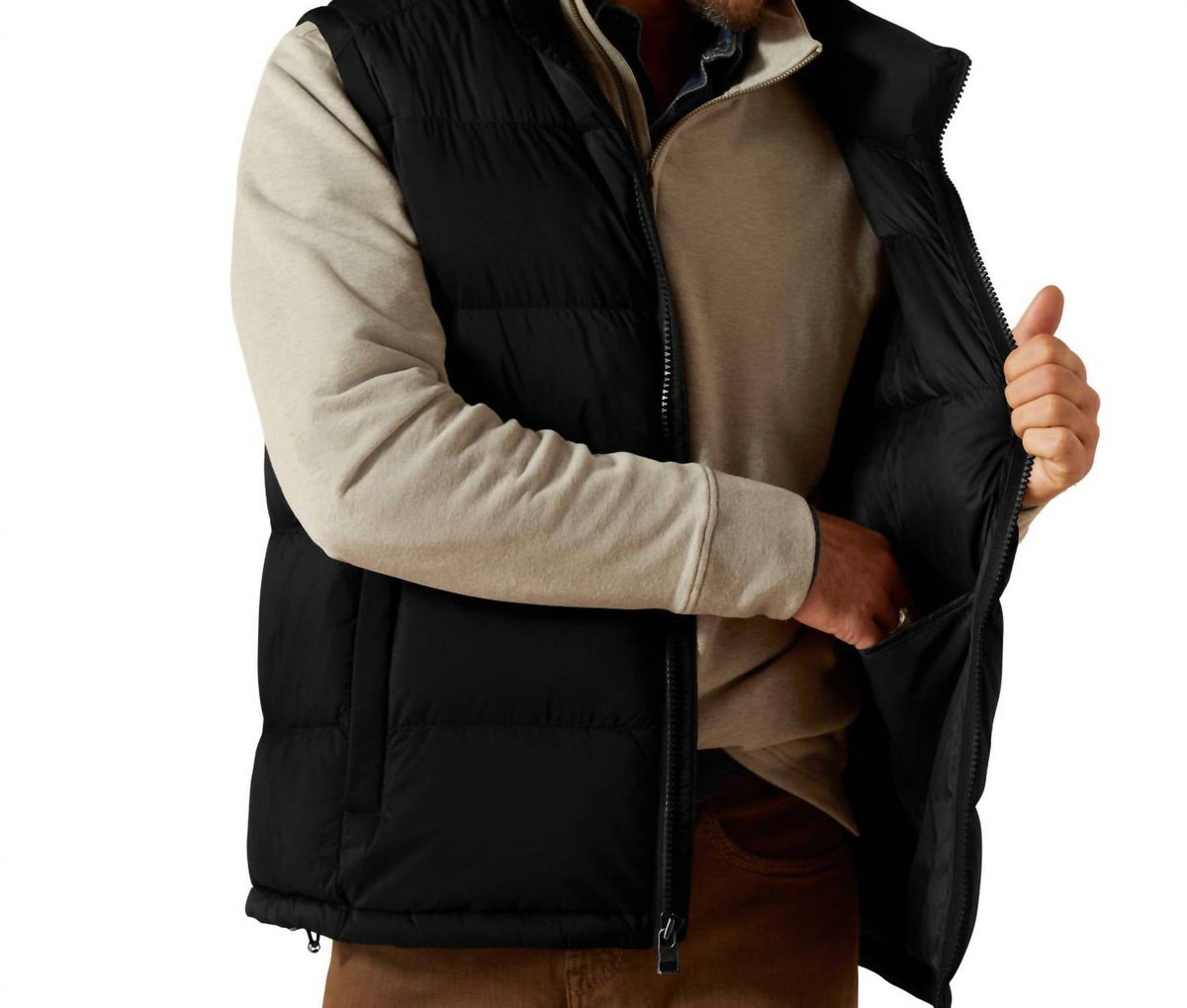 Chaleco color negro