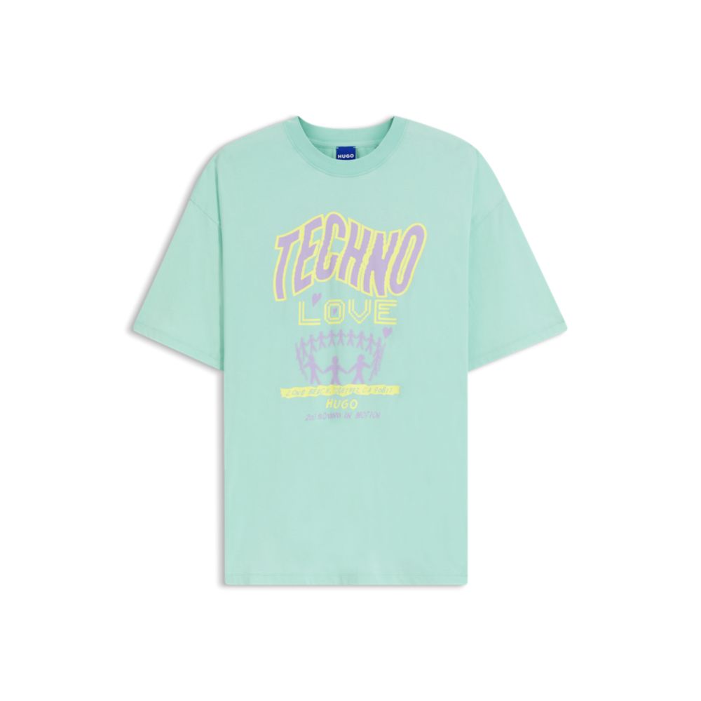 Camiseta de algodón con estampado