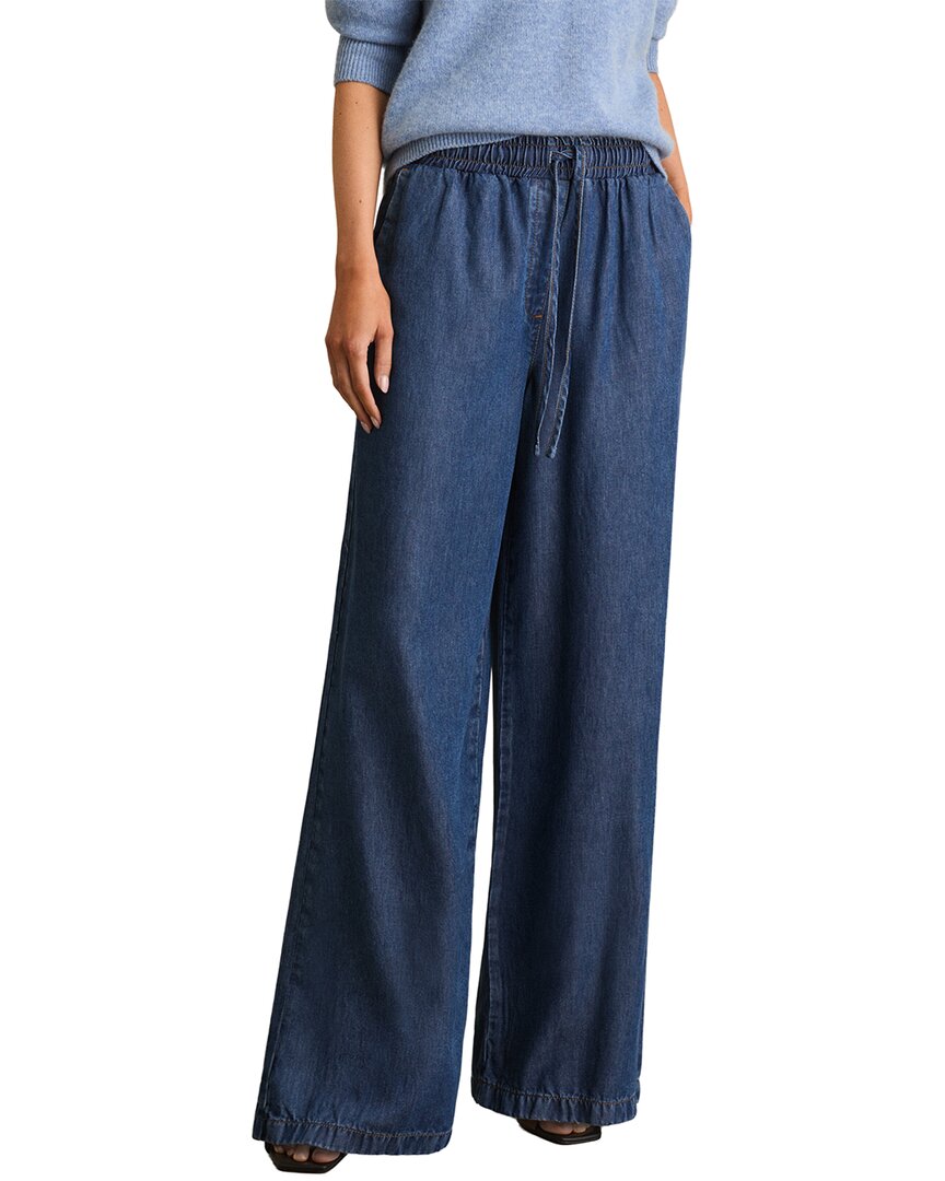 Pantalón de mezclilla de pierna ancha