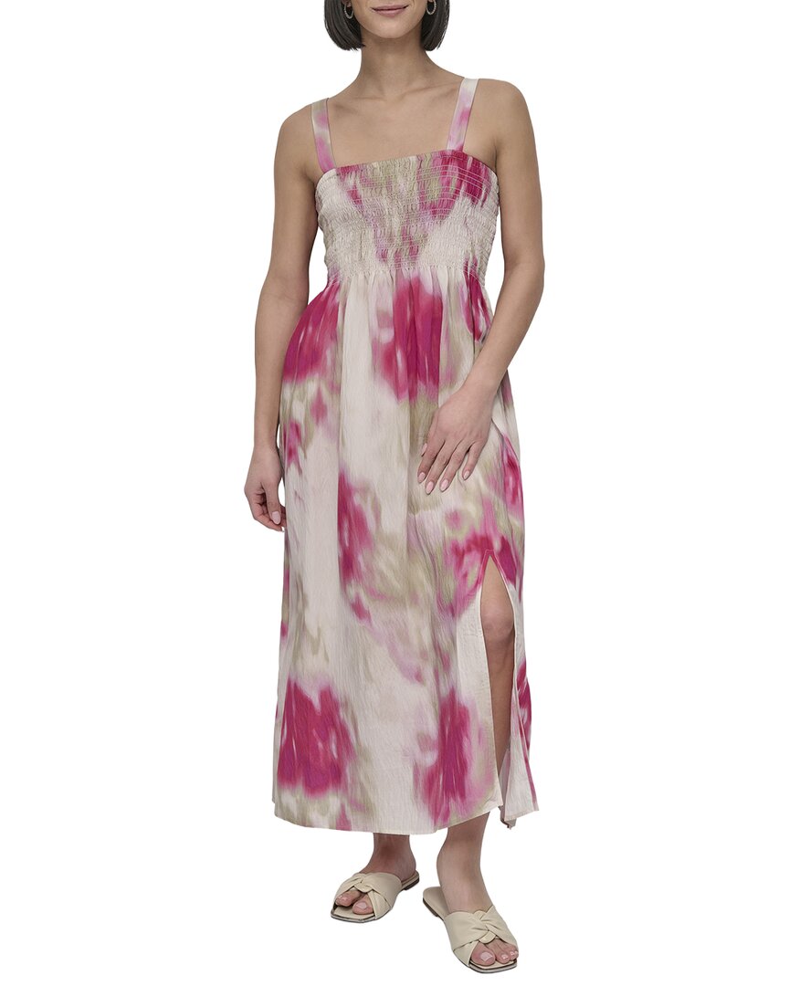 Vestido midi con estampado