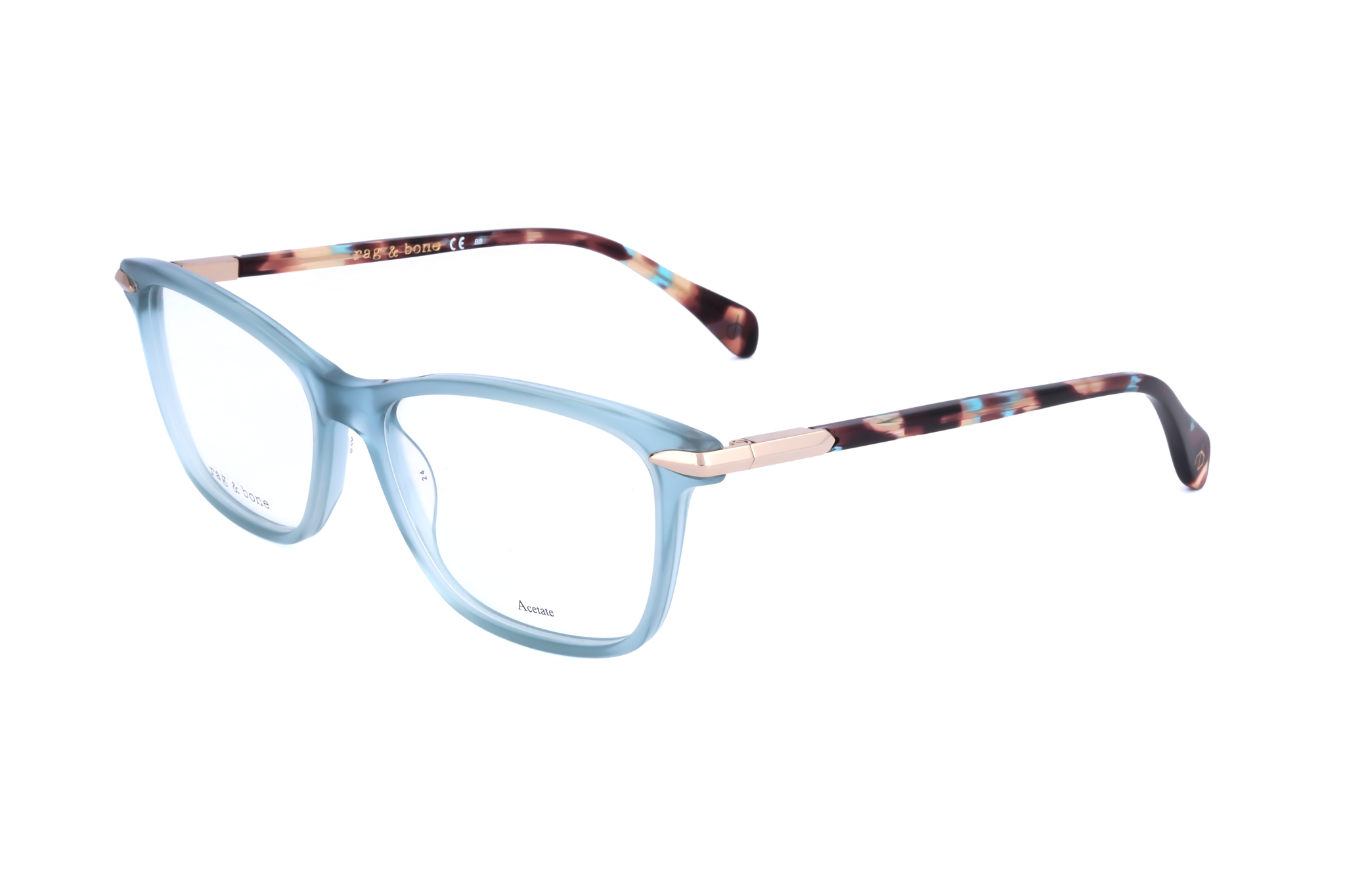 Montura para gafas de mujer 54 mm color azul claro