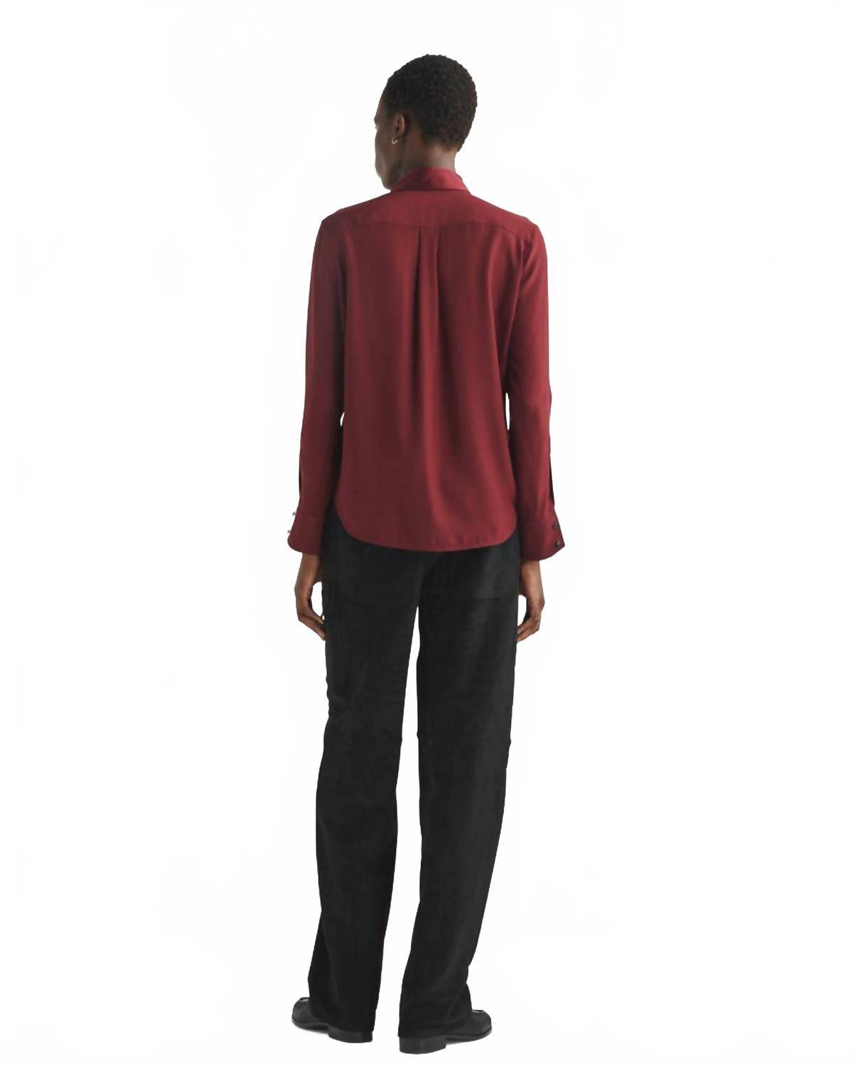 Blusa de satén