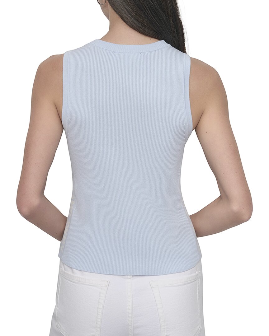 Top con cuello redondo