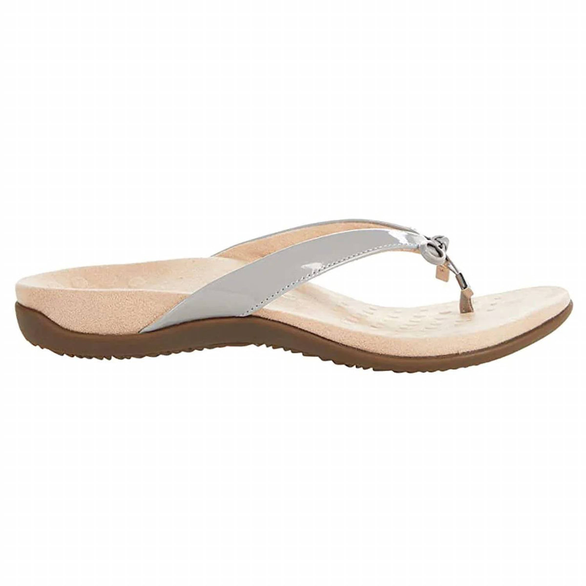 Sandalias de mujer color gris claro