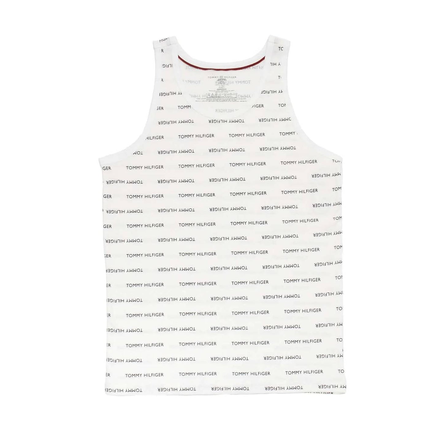 Camiseta sin mangas de hombre de algodón color blanco