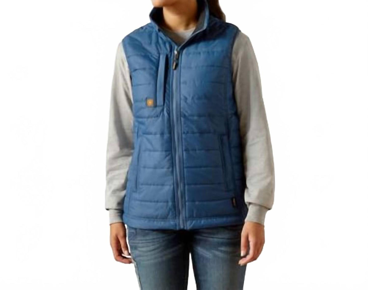 Chaleco de mujer color azul