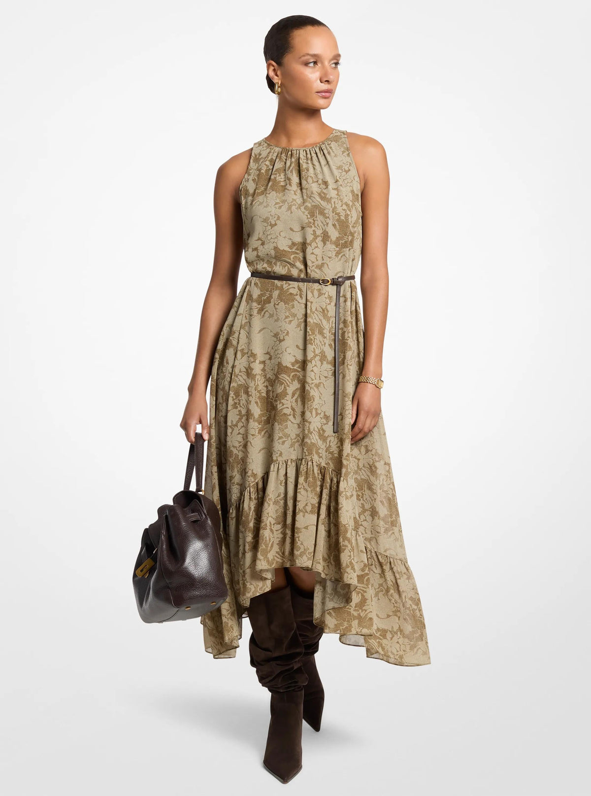 Vestido con estampado floral