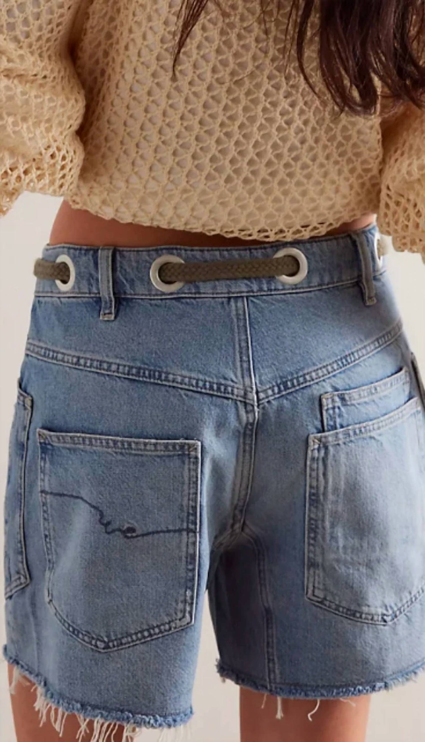 Short color azul