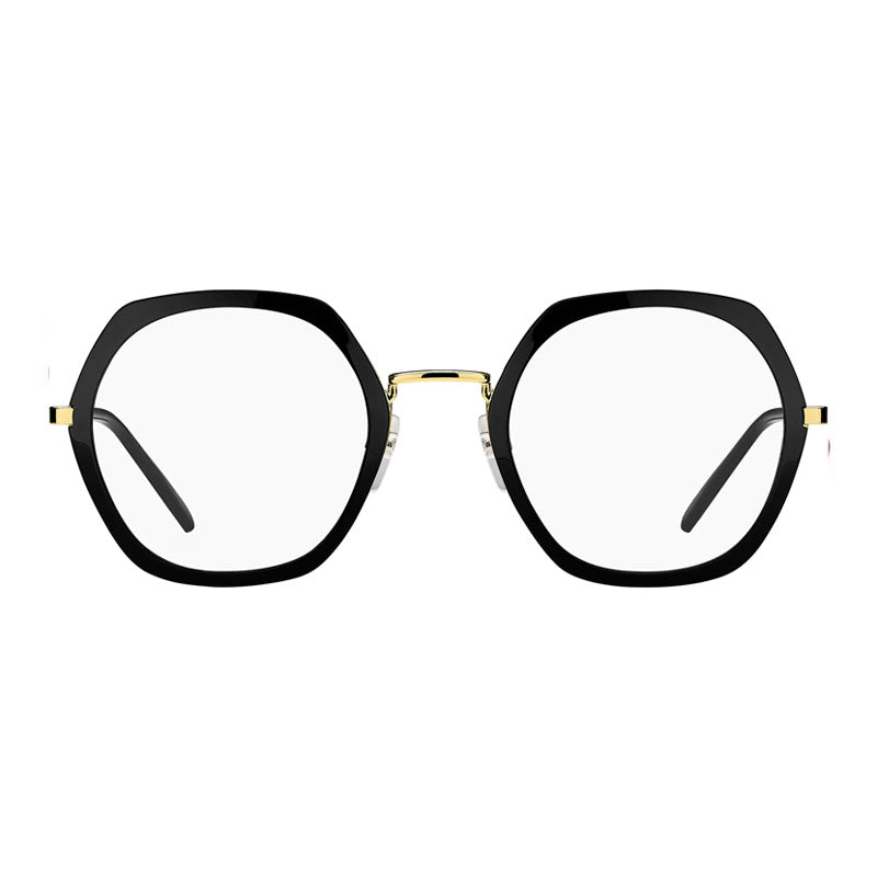 Gafas 51 mm color negro y dorado