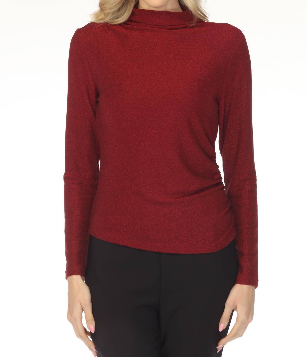 Top con cuello alto