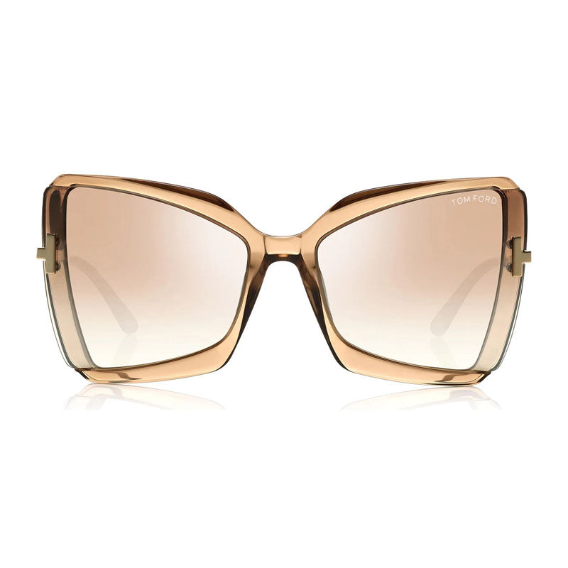 Gafas color oro rosa y café y plateado