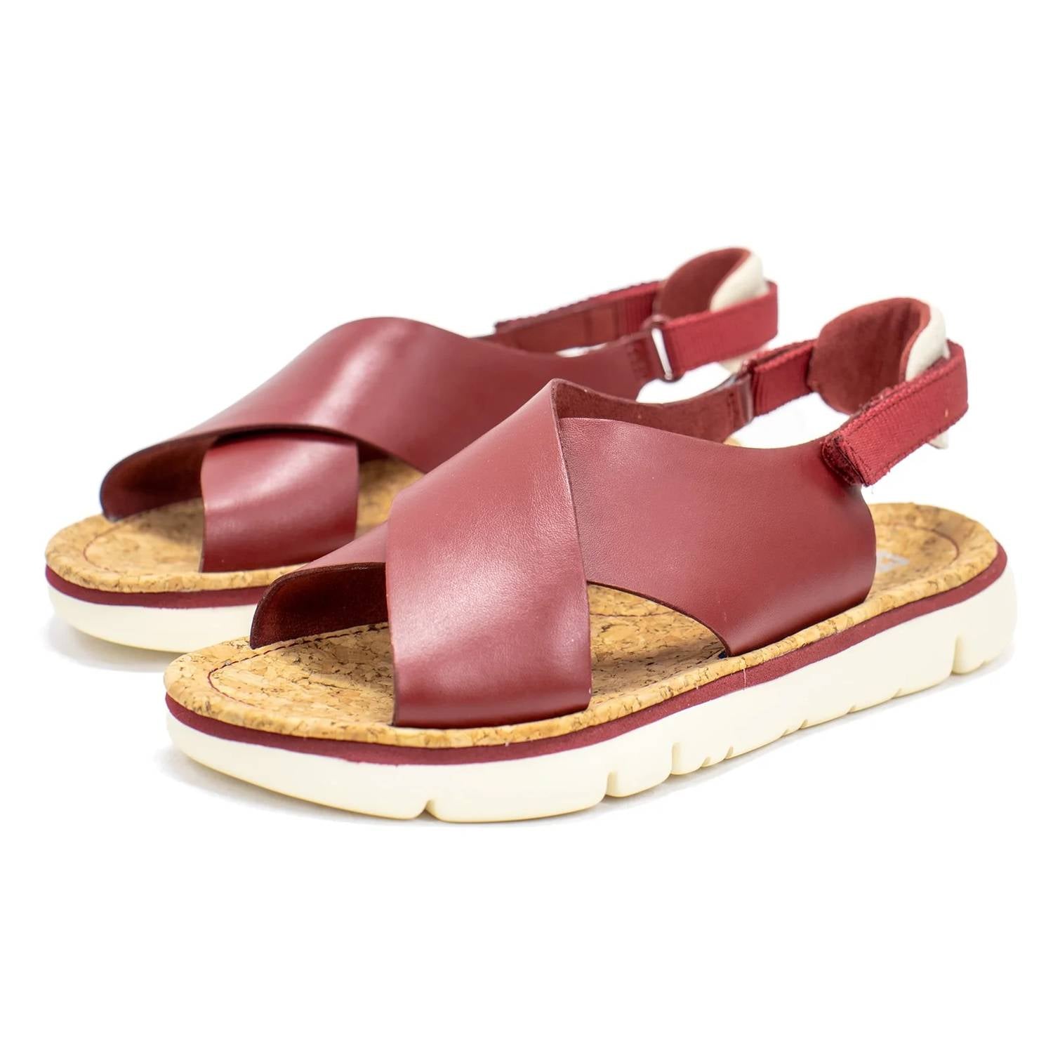 Sandalias de mujer color rojo