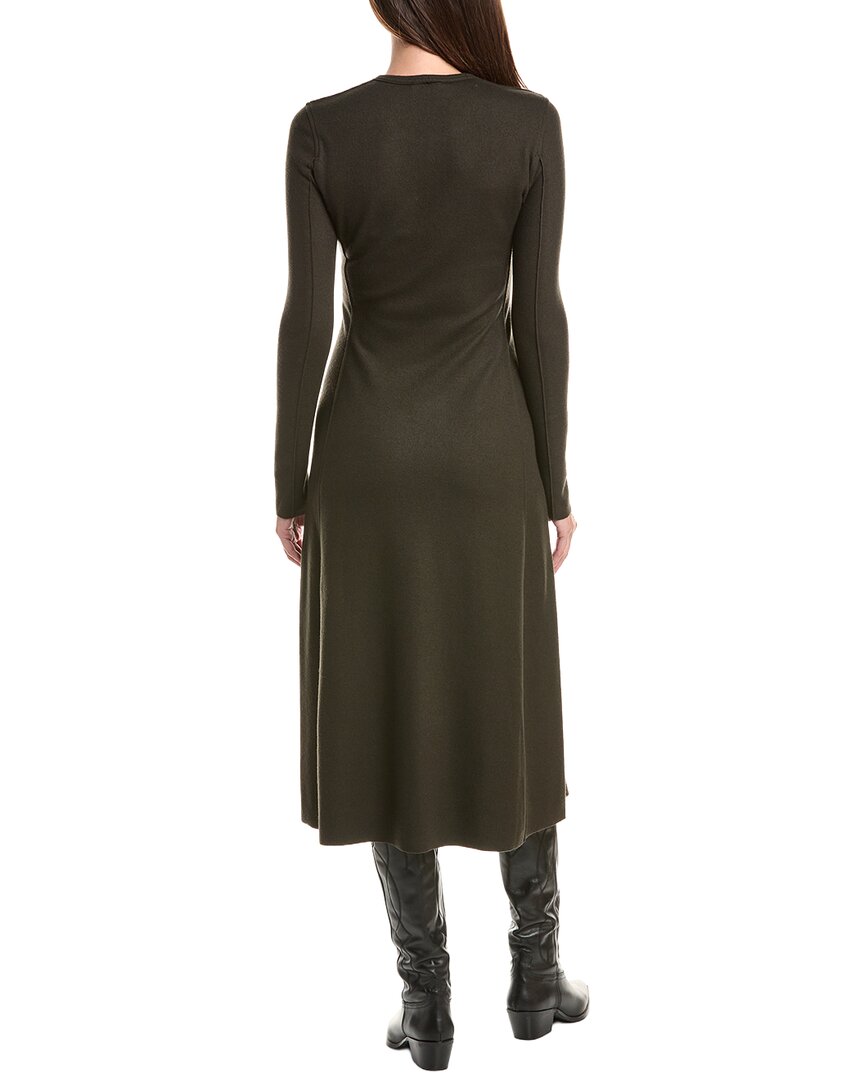 Vestido de lana midi