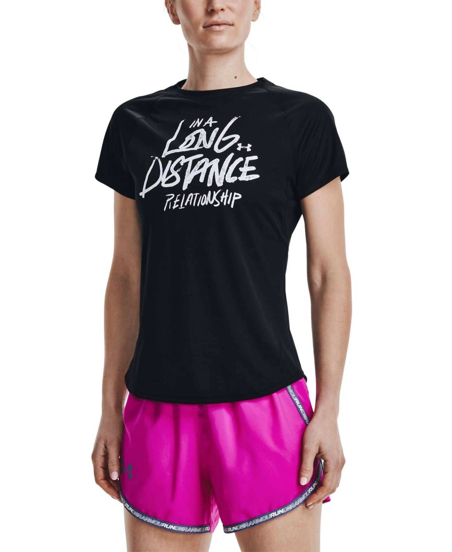 Camiseta con estampado color negro