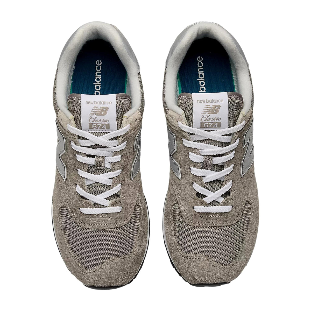 Calzado de hombre color blanco y gris