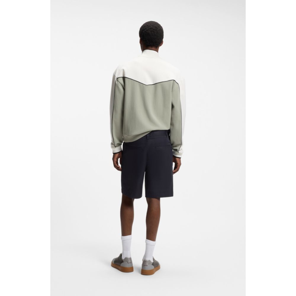 Short de algodón de corte ajustado