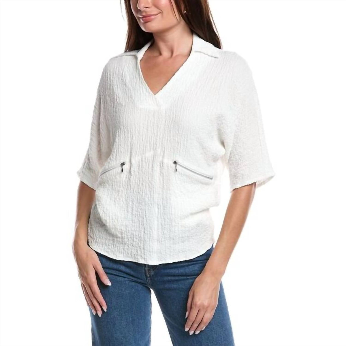 Top color blanco