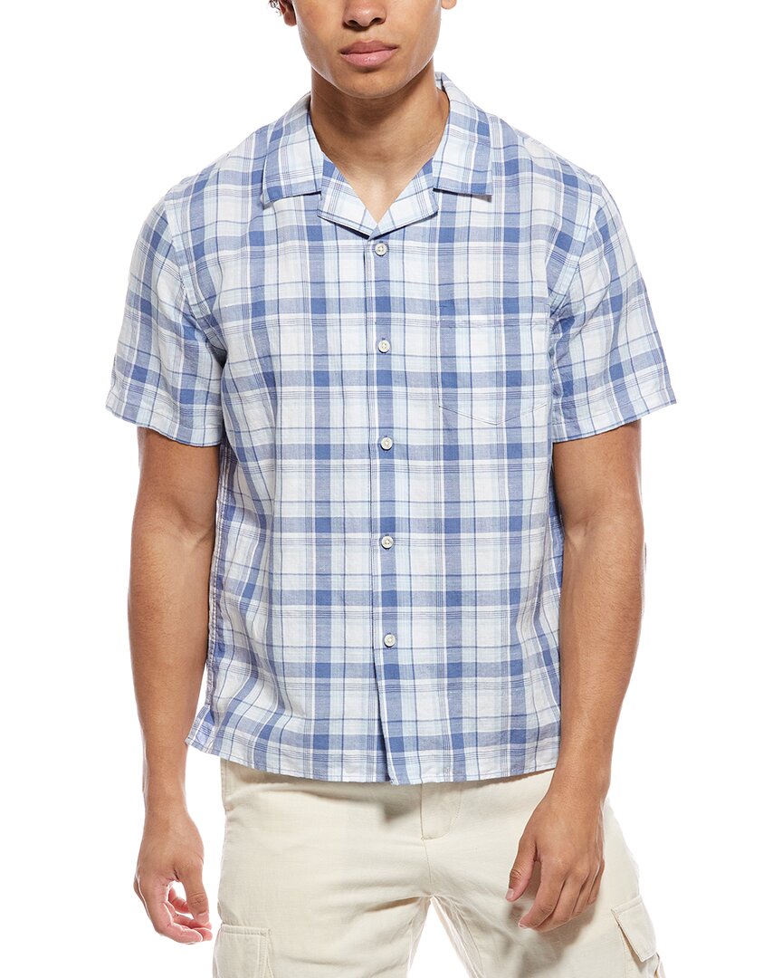 Camisa de mezcla de lino