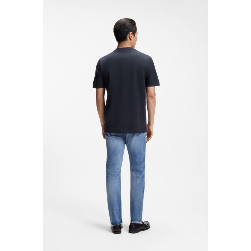 Camiseta de algodón a rayas