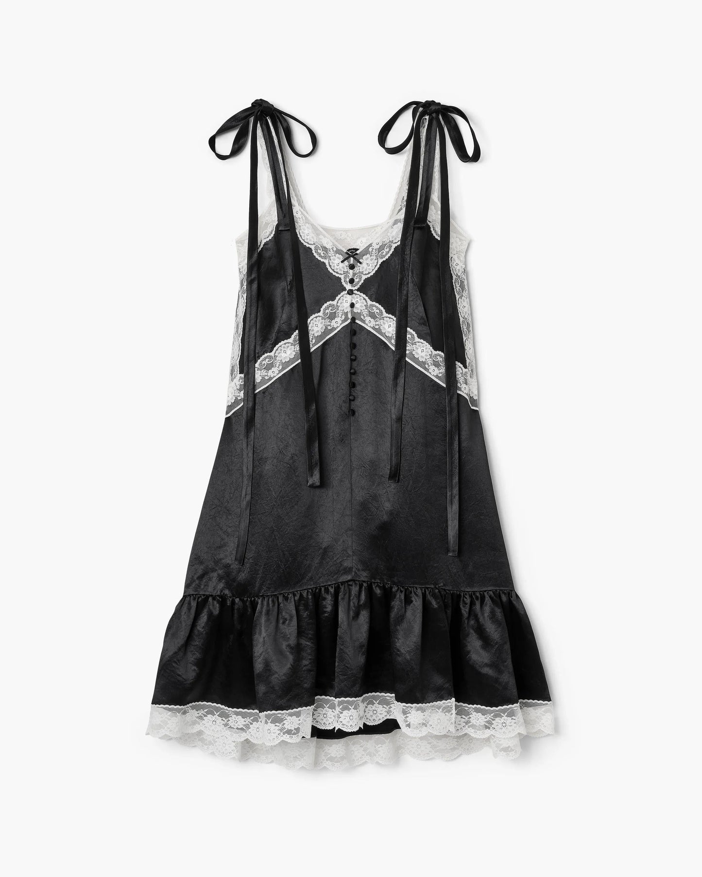 Vestido de satén midi