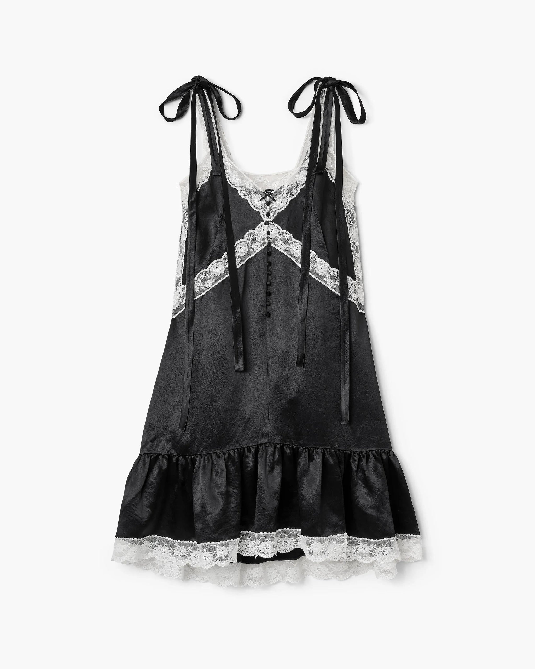 Vestido de satén midi