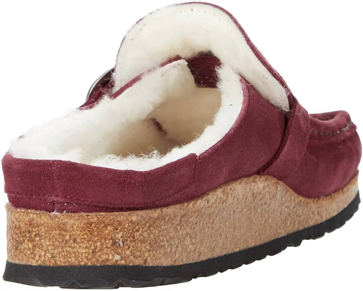 Zapatos destalonados de mujer de gamuza sin cordones