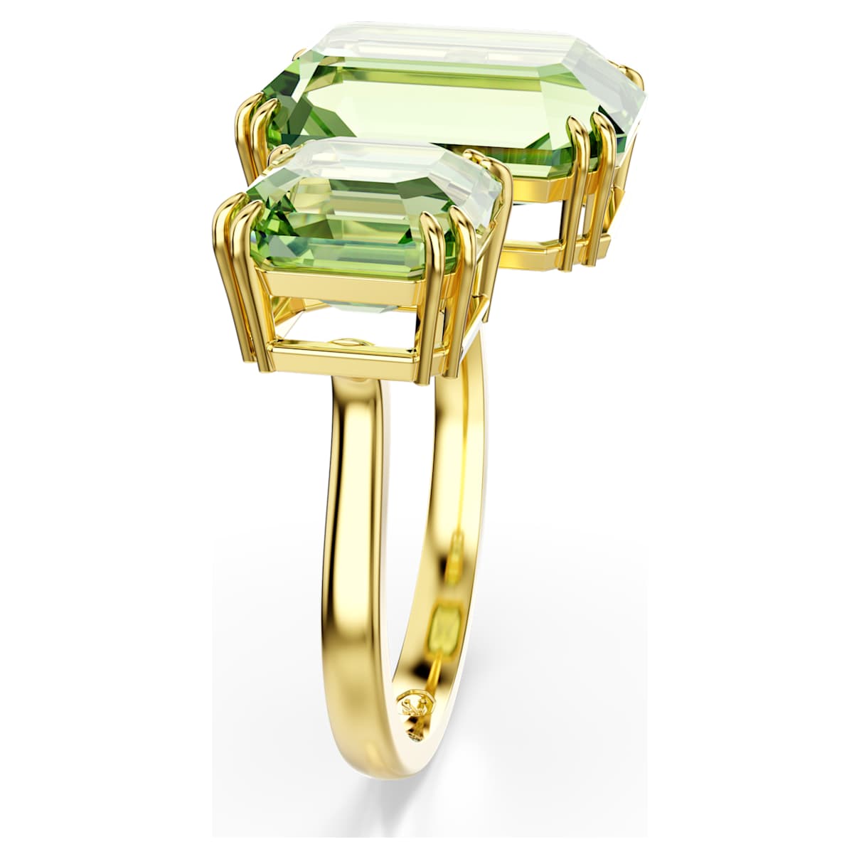 Anillo color verde y dorado