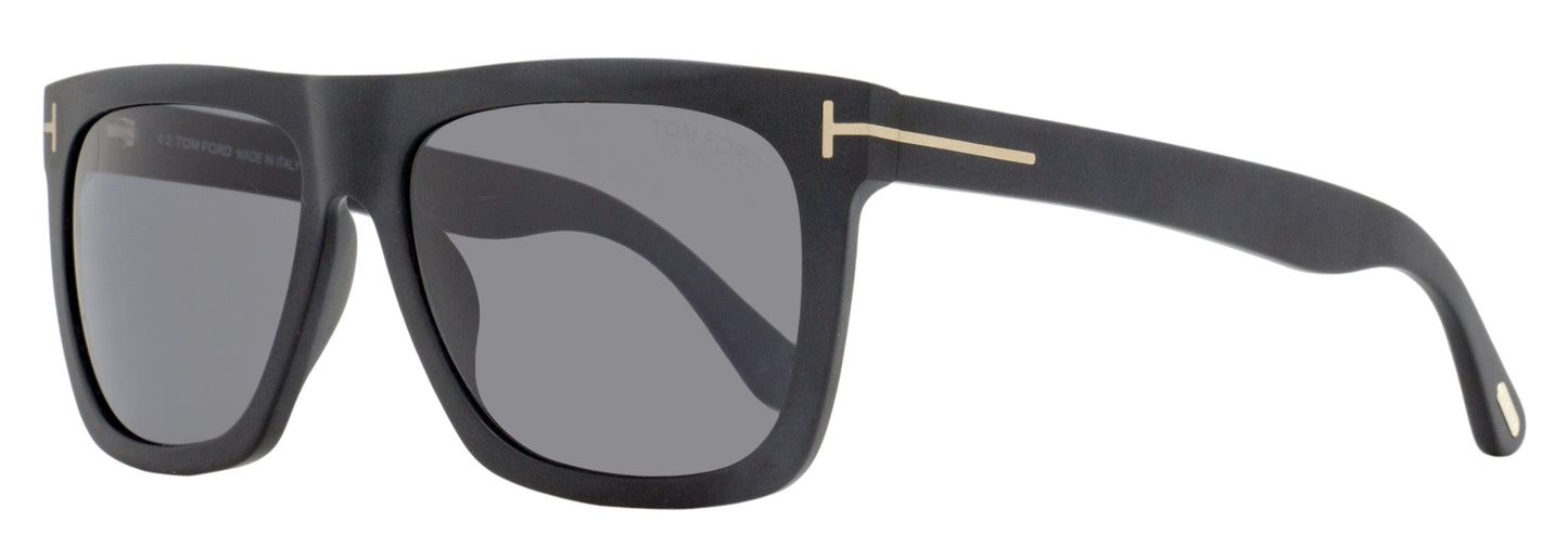 Gafas de sol unisex 57 mm con lentes polarizados color negro
