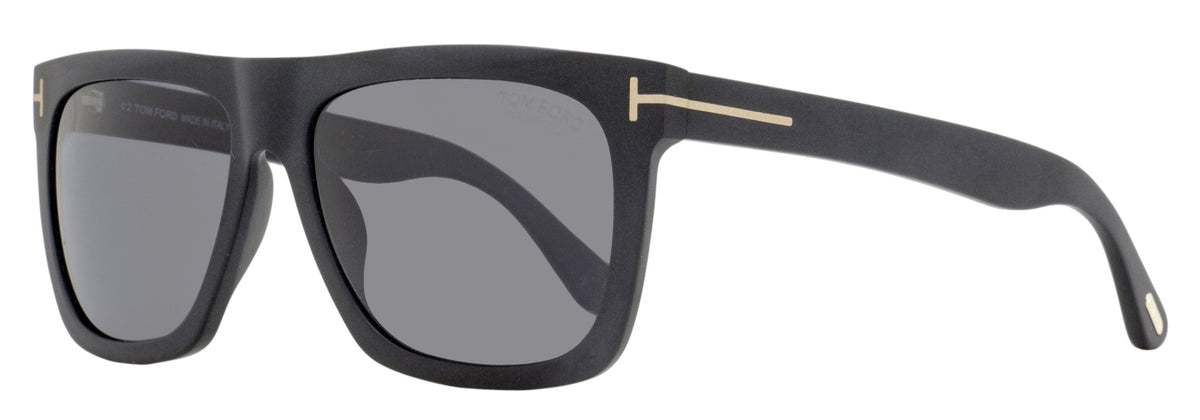 Gafas de sol unisex 57 mm con lentes polarizados color negro