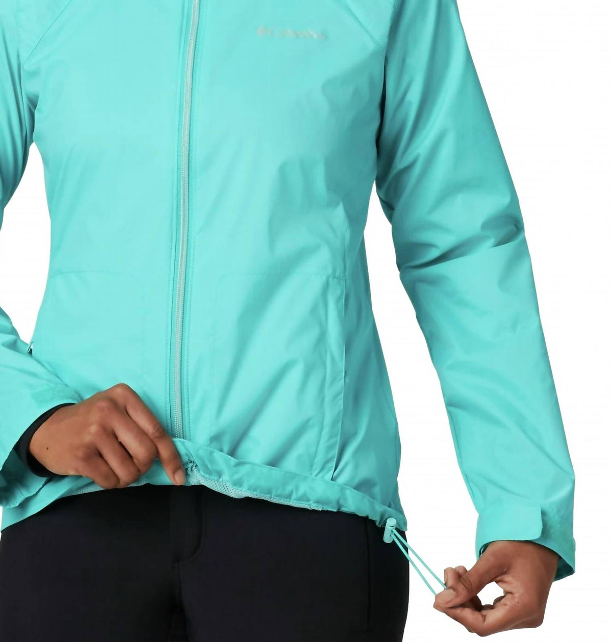 Chaqueta de mujer color verde