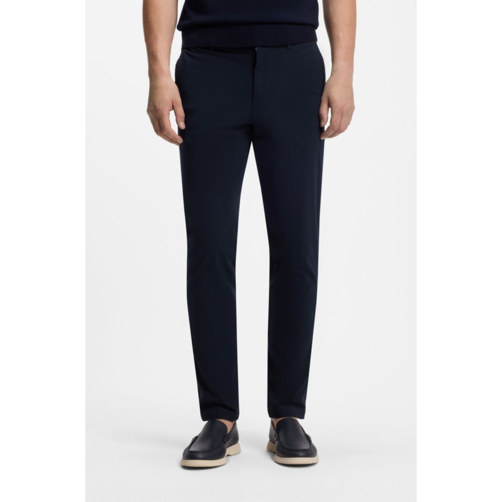 Pantalón de algodón de corte ajustado